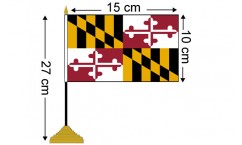 US States Table Flags